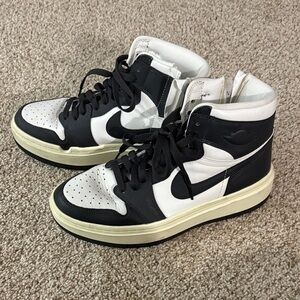 Nike Jordans Black and White Women's Sneakers